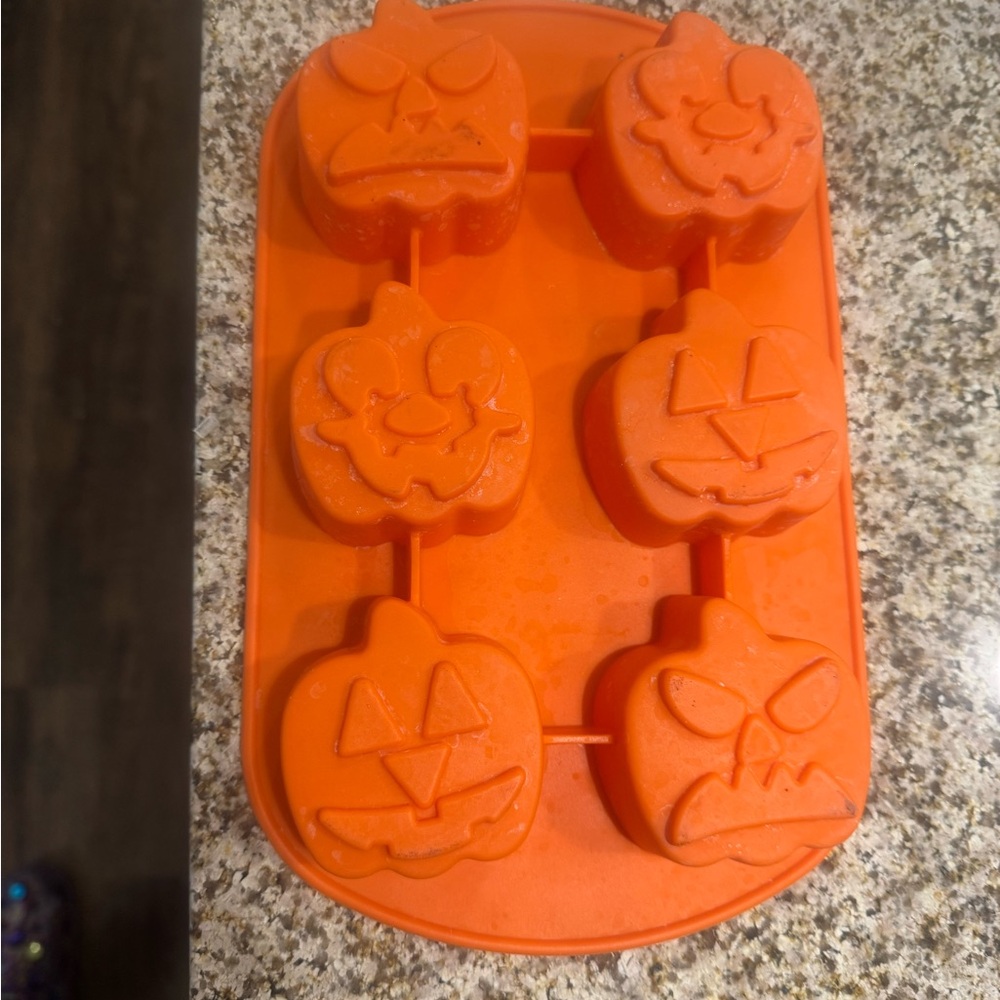 Orange Pumpkin Silicone Baking Mold